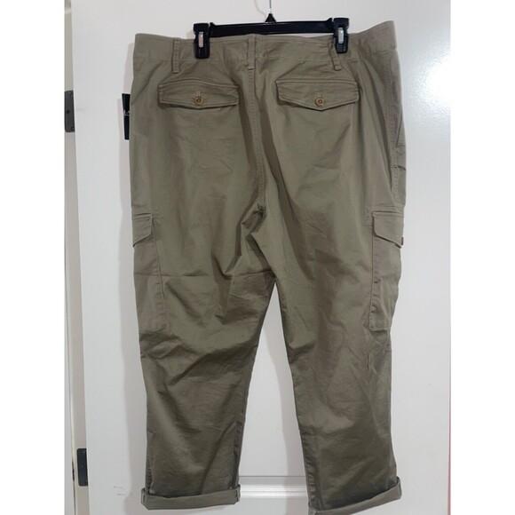Lauren Ralph Lauren Women's Size 16 Pleated Cargo Pant NWT Micro Sanded Twill - Picture 9 of 11